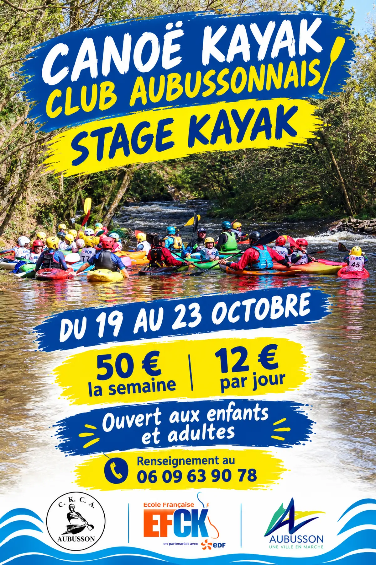 STAGE de kayak