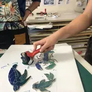 Stage de linogravure colorée à Rezé (44)