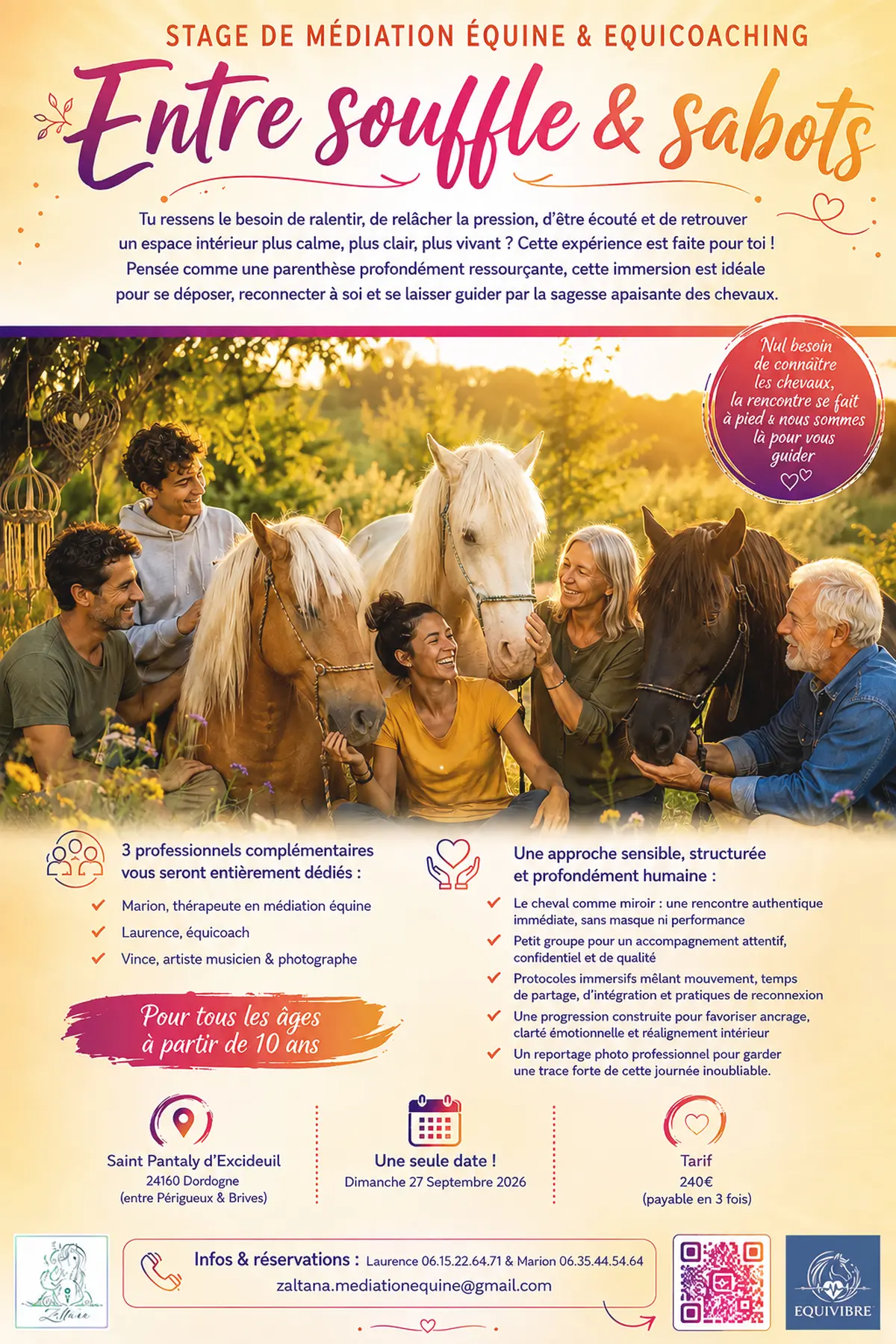 Stage de médiation équine & équicoaching