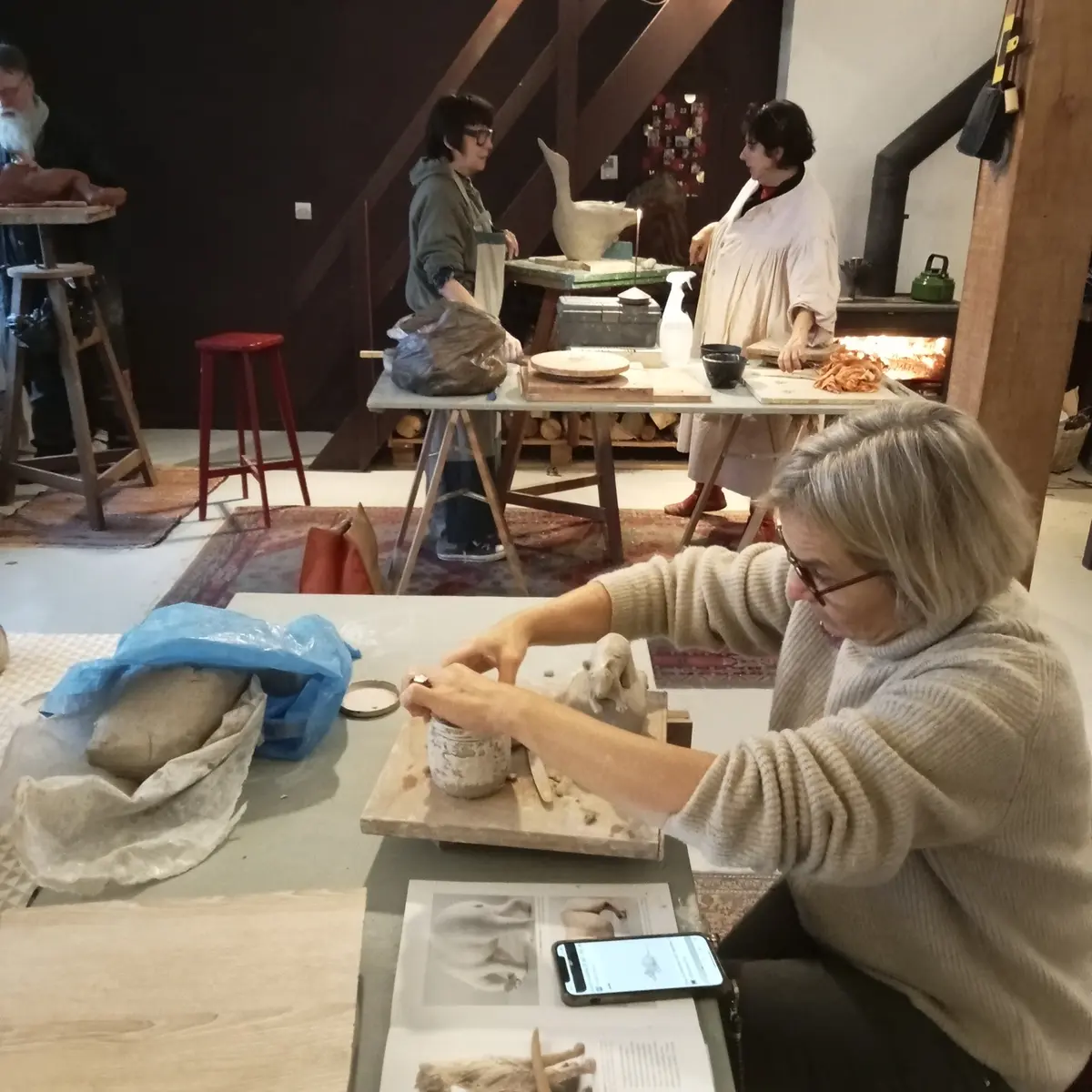 Stage de modelage avec Natacha Mondon