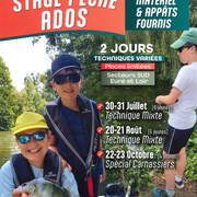 Stage de pêche ados - carnassiers aux leurres