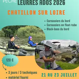 Stage de pêche aux leurres (ados)