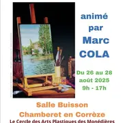 Stage de peinture à l'huile avec Marc COLA