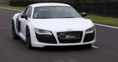 Stage de pilotage en Audi R8 V10 au circuit de Montlh&eacute;ry (91)