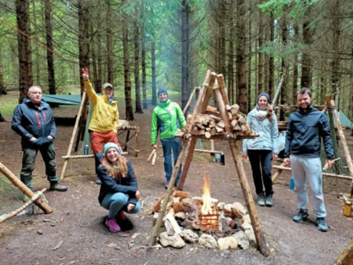 Stage de survie Bushcraft traditionnel à Brénod (01)