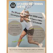 Stage de tennis d'été