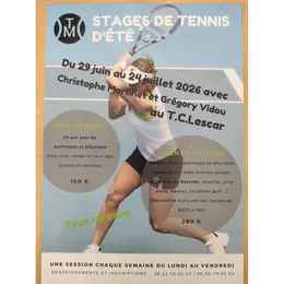 Stage de tennis d'été