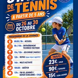 Stage de tennis pour enfants à Mouriès