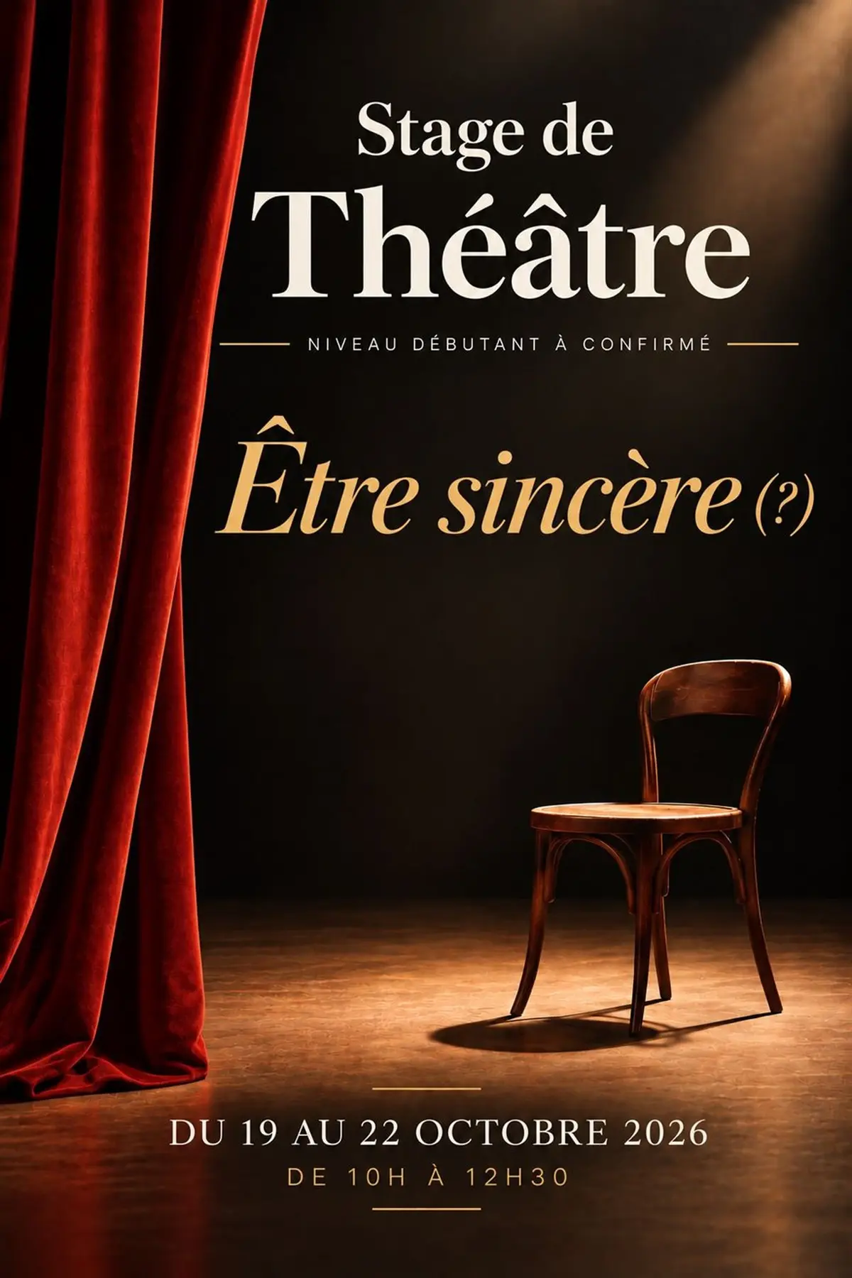 Stage de théâtre