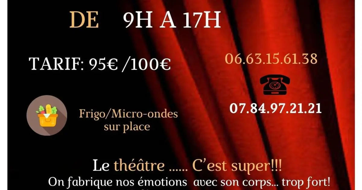Stage De Théâtre 8/15 Ans