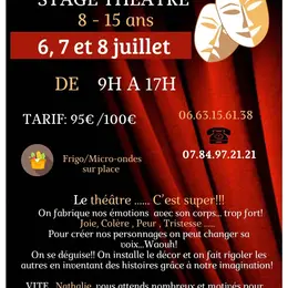 Stage De Théâtre 8/15 Ans