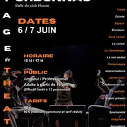 Stage de théâtre : le personnage