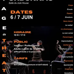Stage de théâtre : le personnage