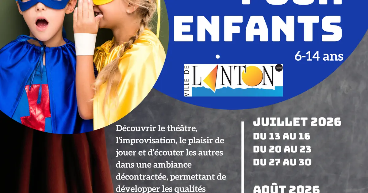 Stage de thêatre pour enfants