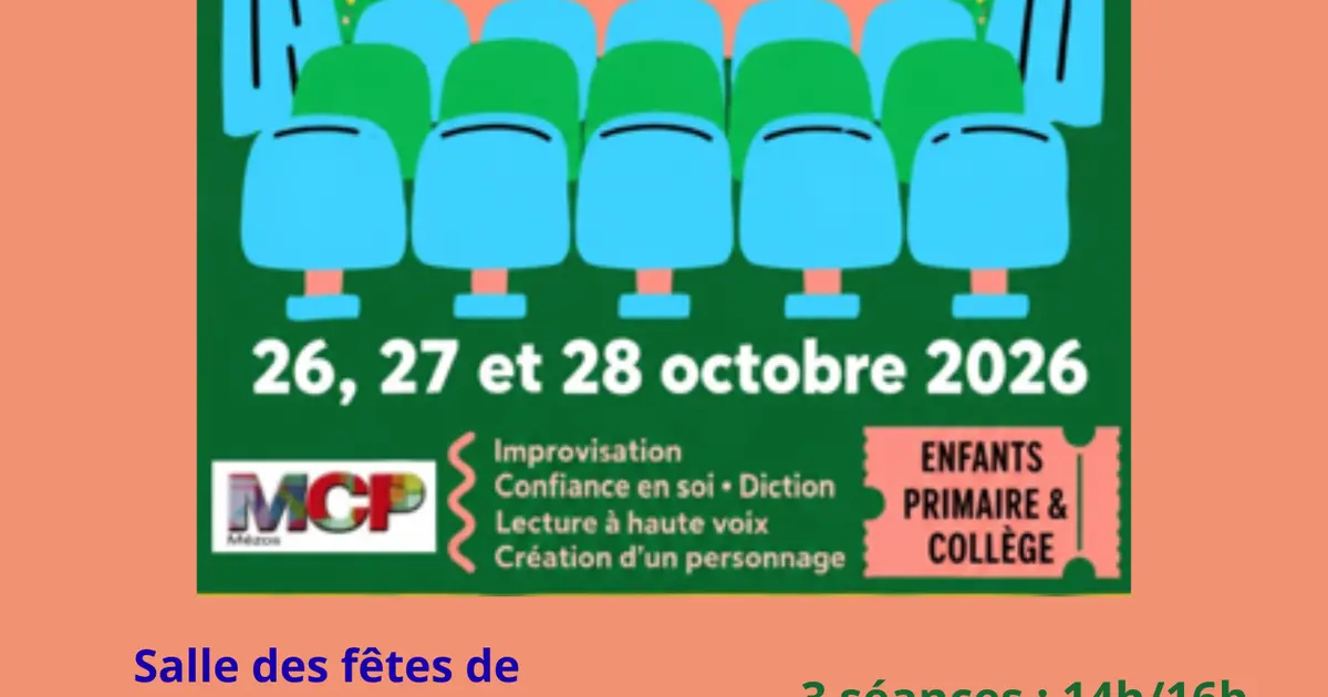 Stage de théâtre pour enfants