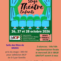Stage de théâtre pour enfants
