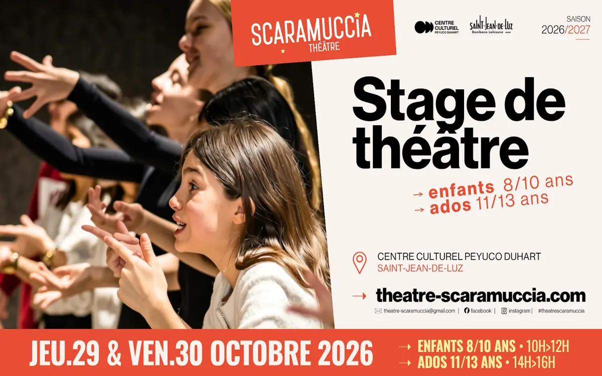Stage de théâtre pour enfants (8/10 ans)