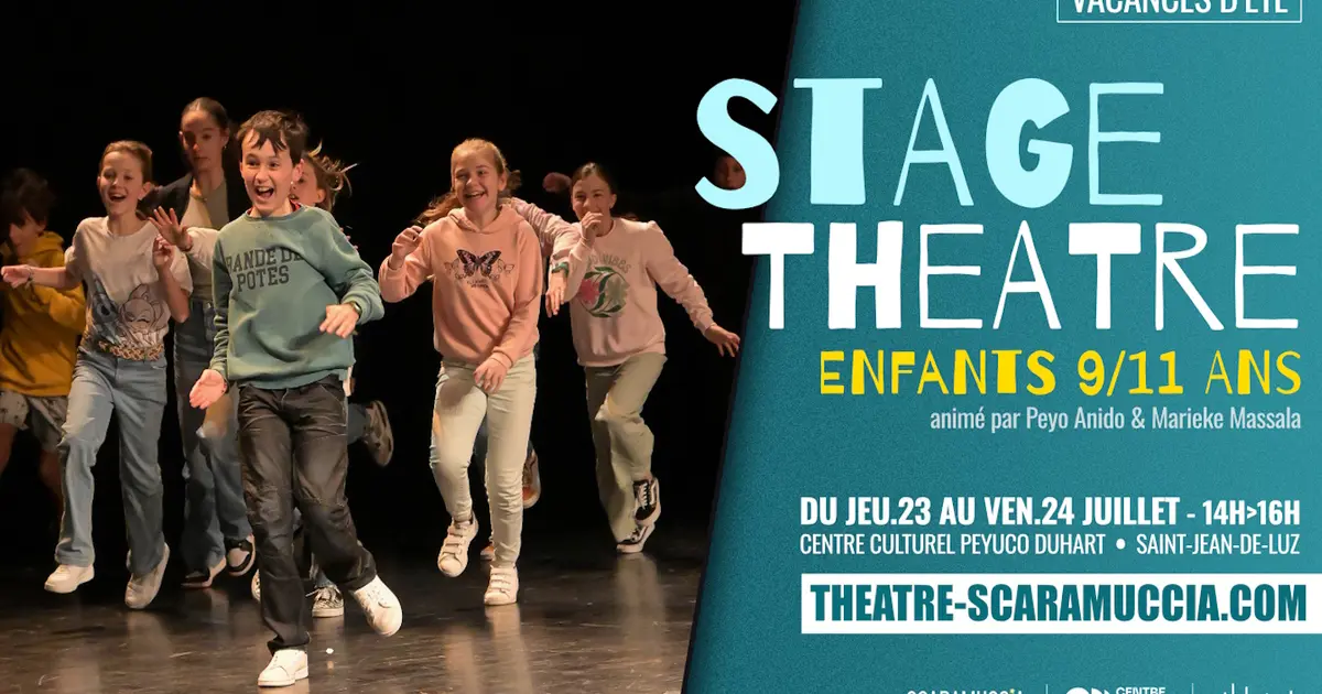 Stage de théâtre pour enfants (9/11 ans)