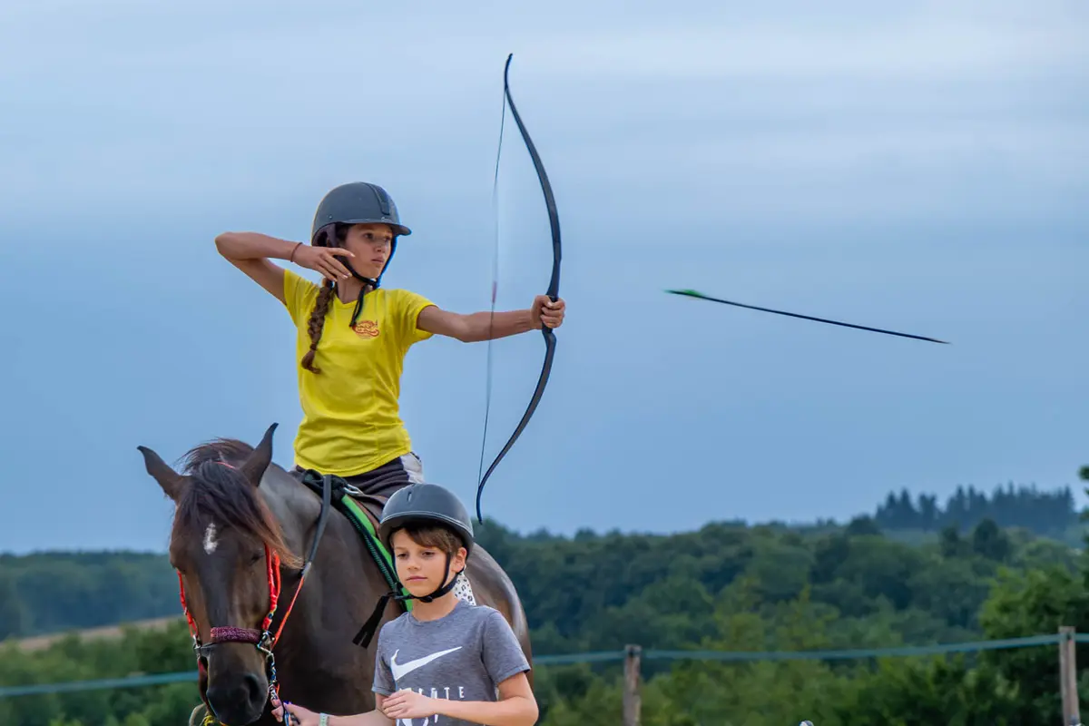 Stage de tir à l'arc à cheval