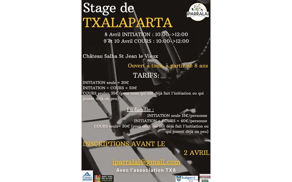 Stage de txalaparta : cours