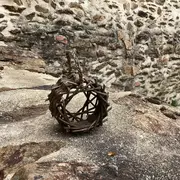 Stage de vannerie : fabrication d'une mangeoire-roue