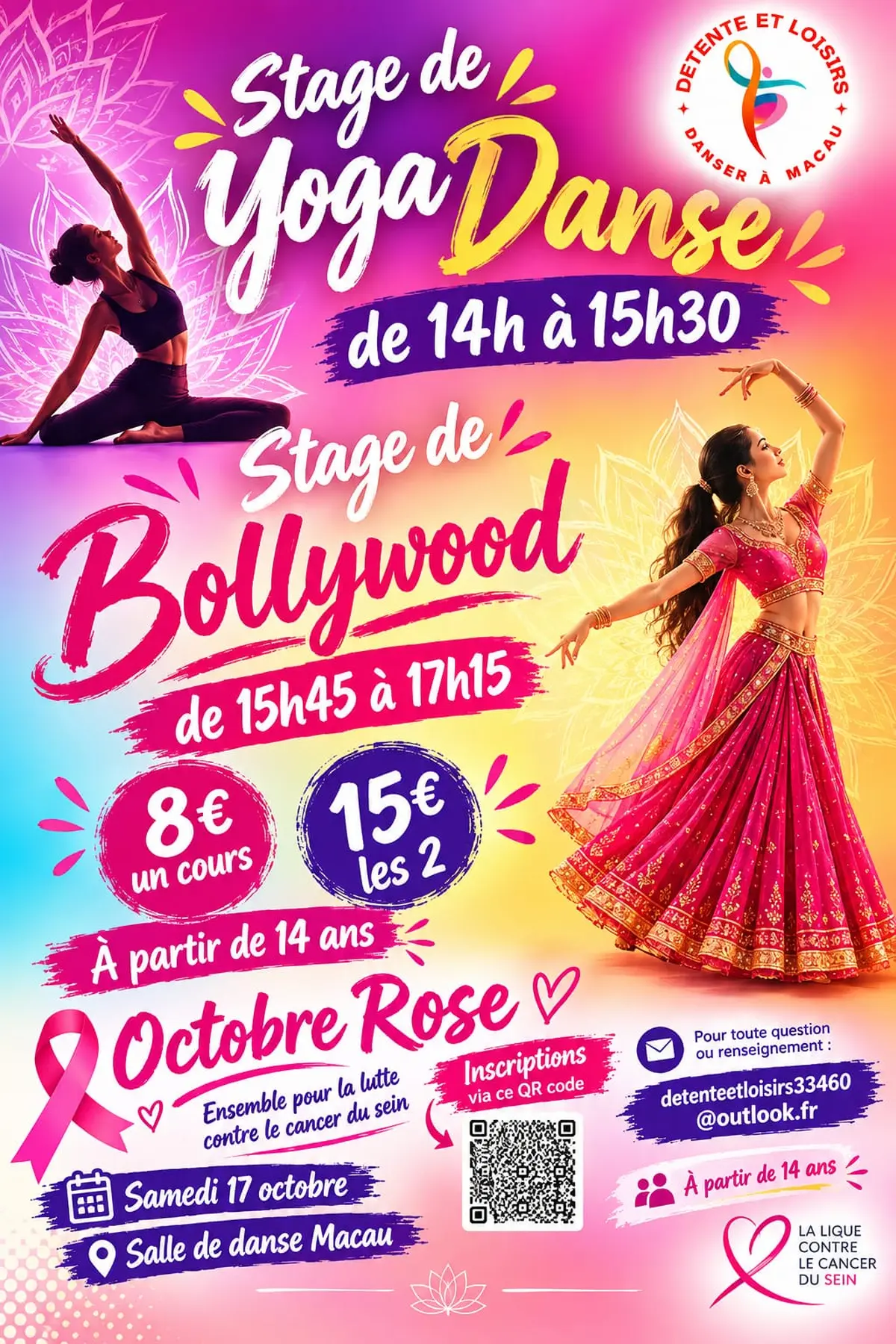 Stage de Yoga Danse et de Bollywood