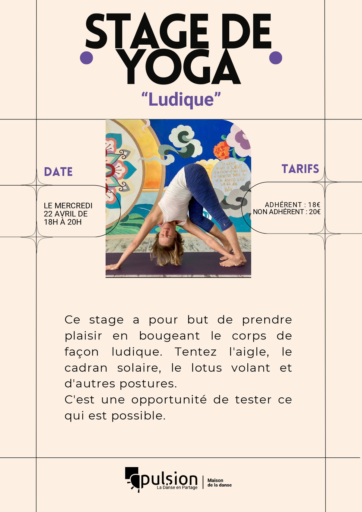 Stage de Yoga «ludique »