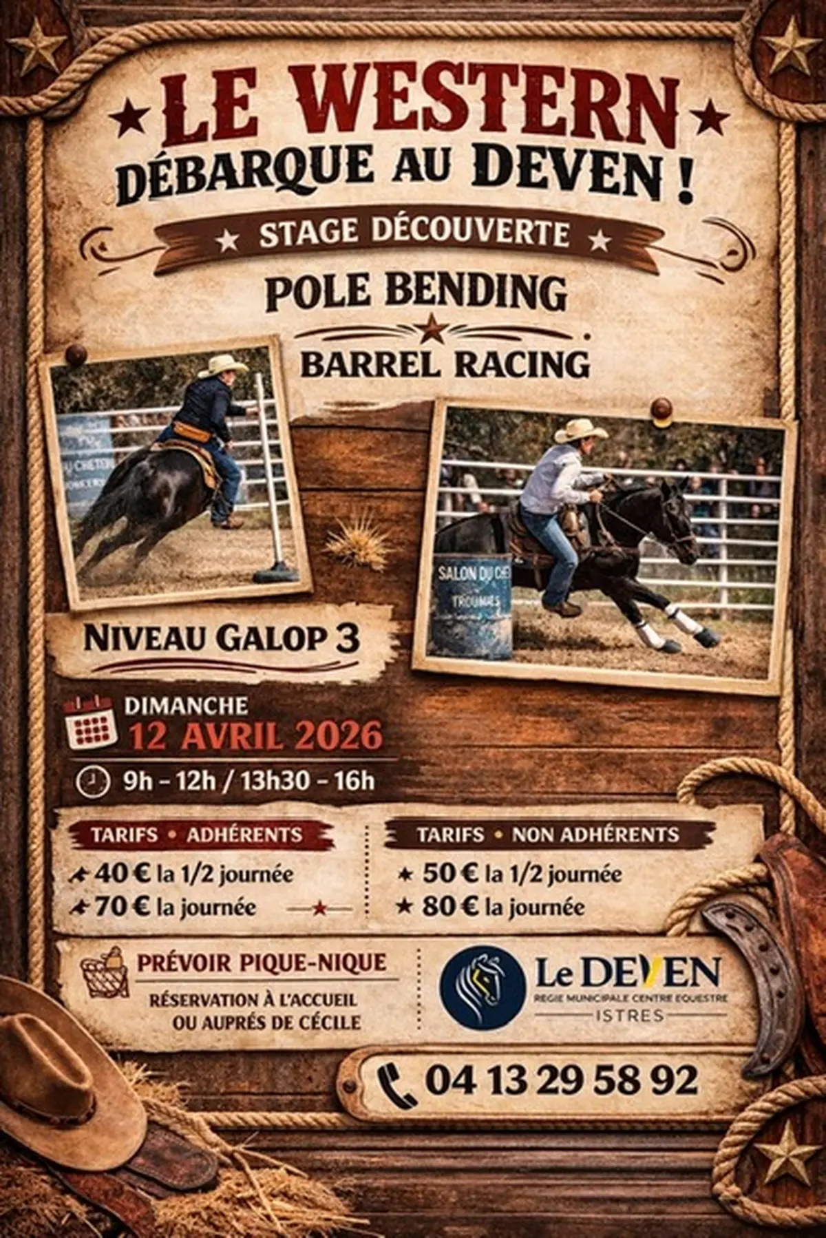 Stage découverte : Le western débarque au deven !