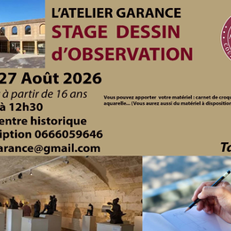 Stage dessin d'observation