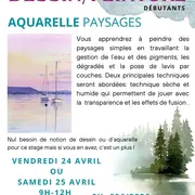 Stage dessin-peinture : Aquarelle - Paysages  par Floriane VIRGO