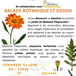 Stage dessin-peinture : Balade Botanique