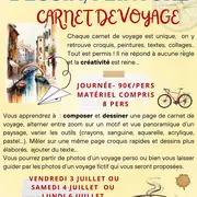 Stage dessin-peinture : Carnet de Voyage