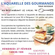 Stage dessin-peinture : L'Aquarelle des Gourmands par Floriane VIRGO