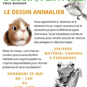 Stage dessin-peinture : Le dessin animalier