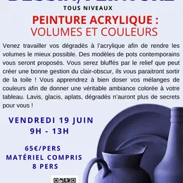Stage dessin-peinture : Volumes et Couleurs