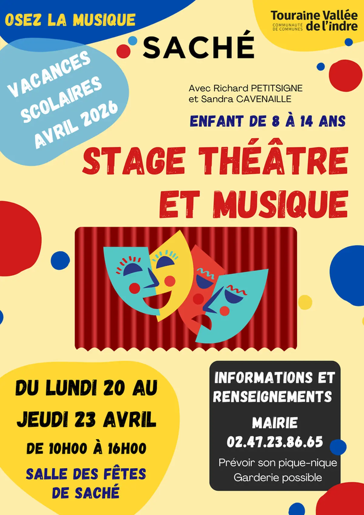 Stage enfant théâtre et musique