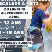 Stage escalade adolescents et enfants