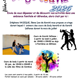 Stage estival de Karaté Défense