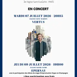 Stage et concerts d'orgue