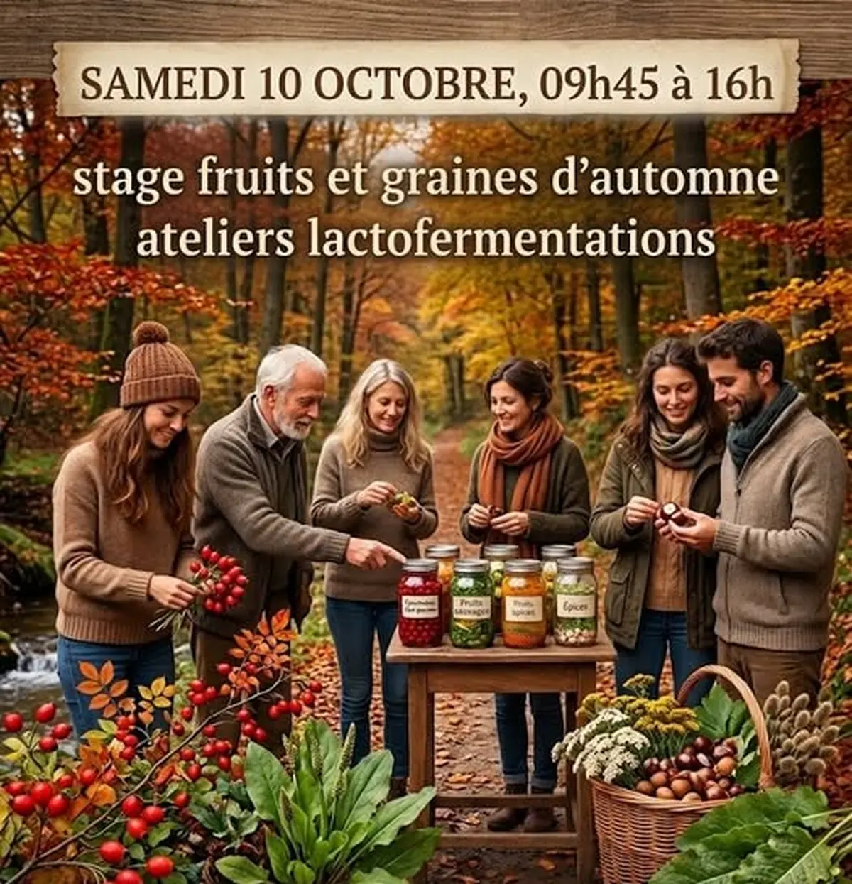Stage fruits et graines d'automne