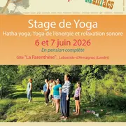 Stage : Hatha yoga, Yoga de l'énergie et relaxation sonore