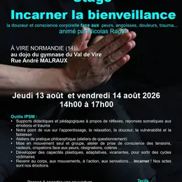Stage incarner la bienveillance à Vire Normandie