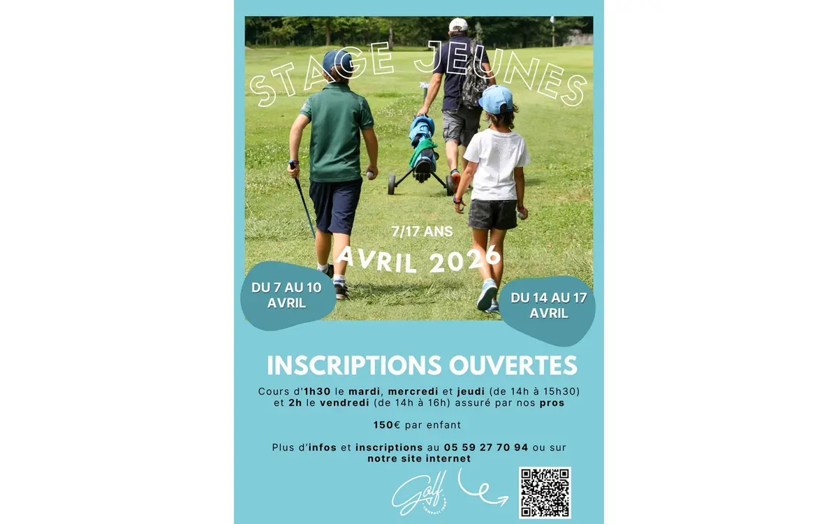Stage jeunes golf