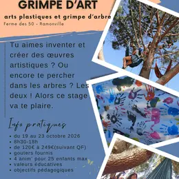 Stage Loisirs 6-12 Ans Grimpe D'Art
