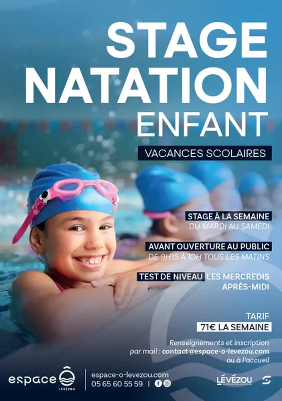 STAGE  Natation :  enfant