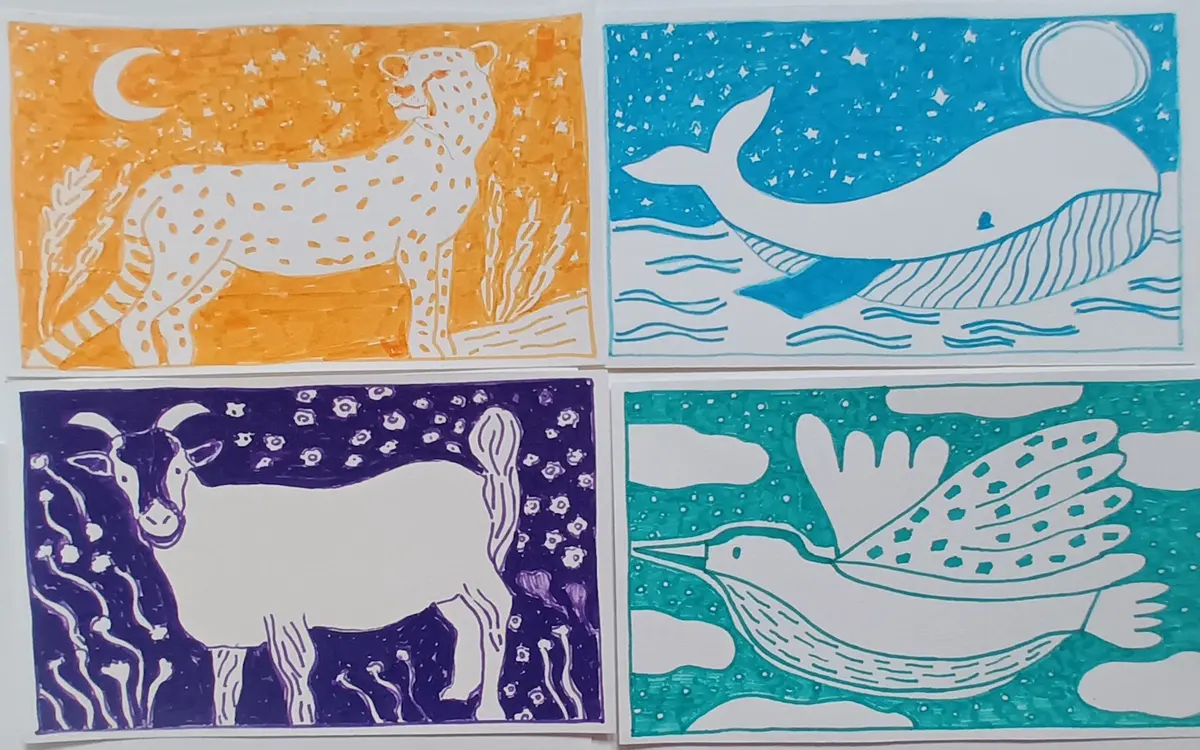 Stage peinture enfants ! les animaux et les couleurs