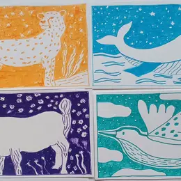 Stage peinture enfants ! les animaux et les couleurs