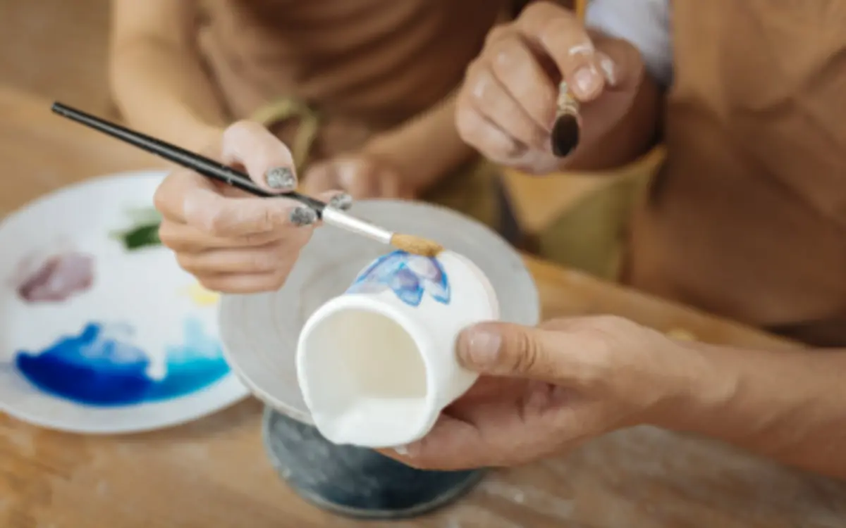 STAGE PEINTURE SUR PORCELAINE : Peindre le marbre