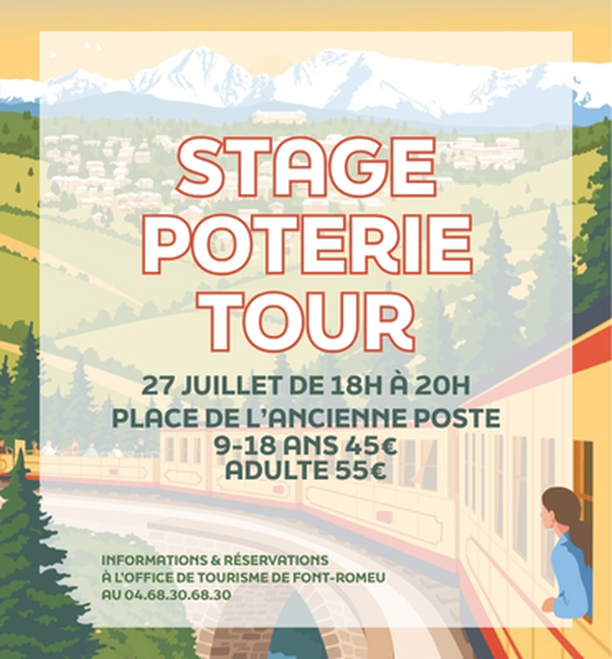 Stage Poterie Tour  - Lundi 27 Juillet