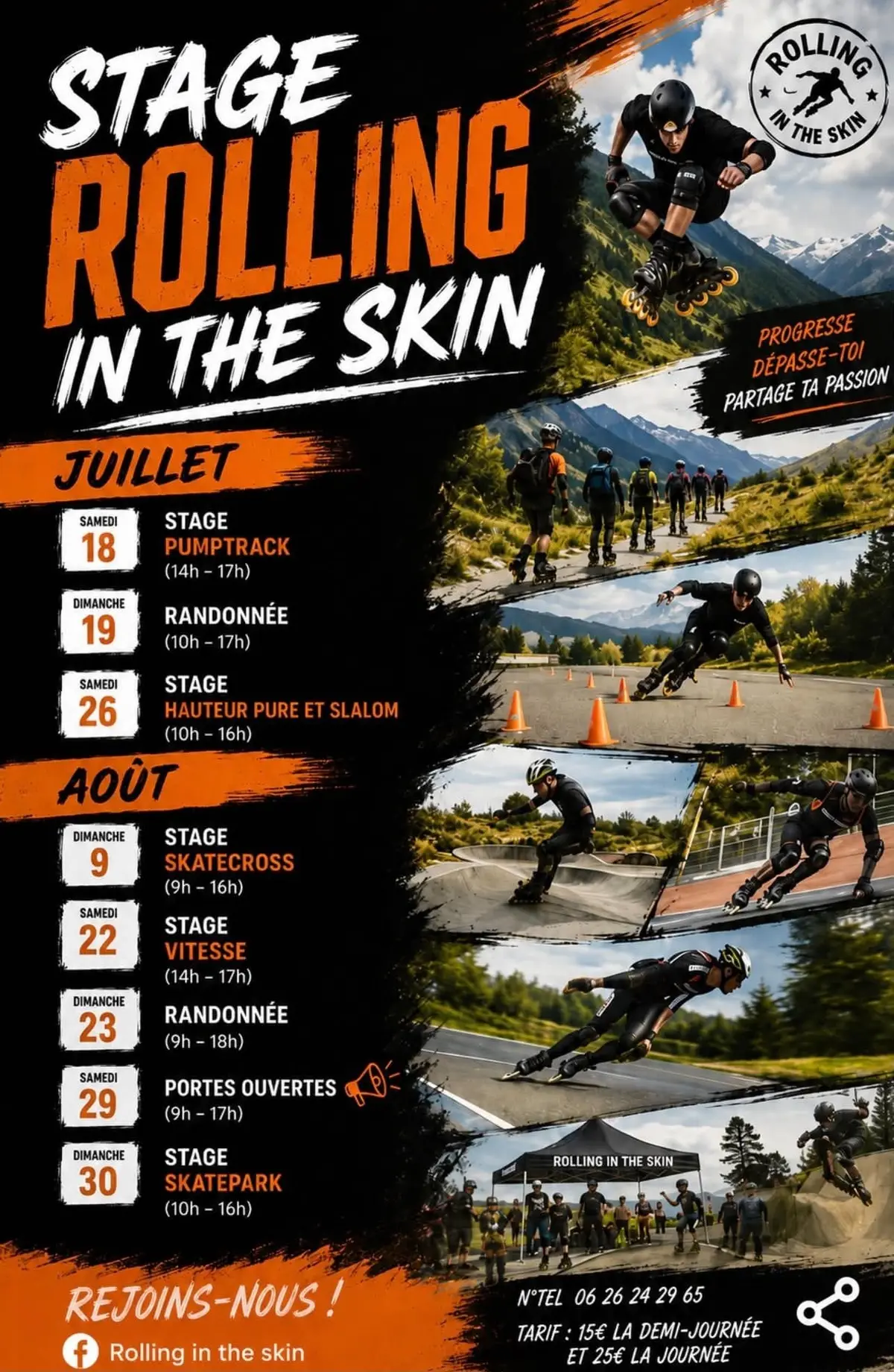 Stage Rolling in the Skin - Skatecross